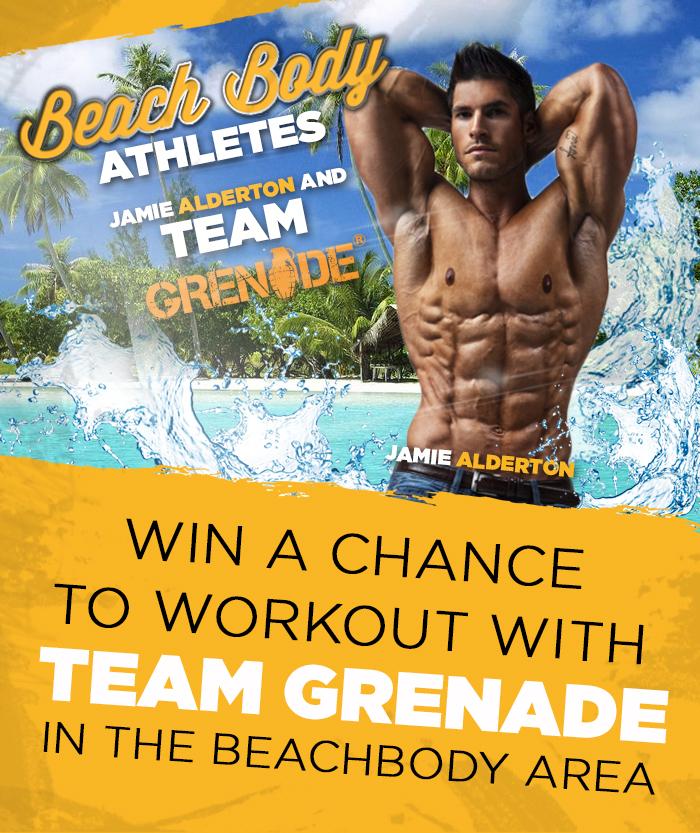 BodyPowerExpo's tweet photo. Want a chance to be on #BeachBody stage with @GrenadeJay ? More 
details on our FB page! #2WeeksToBodyPower http://t.co/48SZHFrnfb