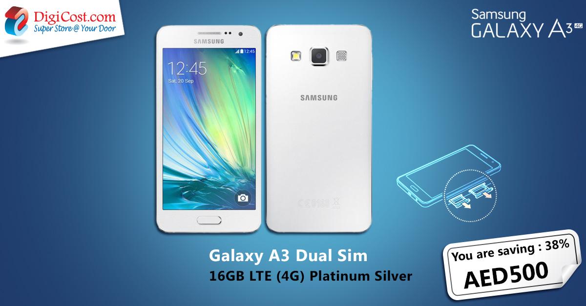 digicost1's tweet photo. SAVE 500AED-SAVE 38%
#Samsung #GalaxyA3 DualSim 16GB LTE Platinum Silver
http://t.co/lV4Kur0XU9
#DigiCost #UAE #Dubai http://t.co/rrCEsZ74jF