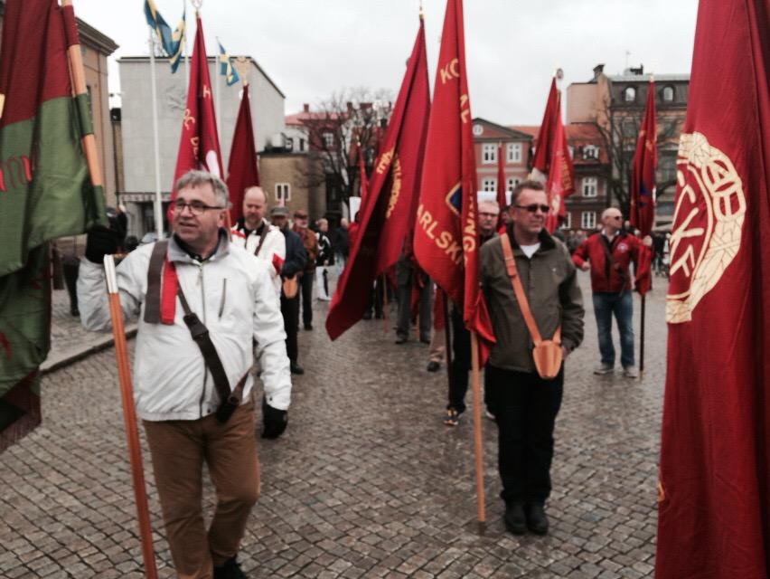 Fanbärare i Karlskrona