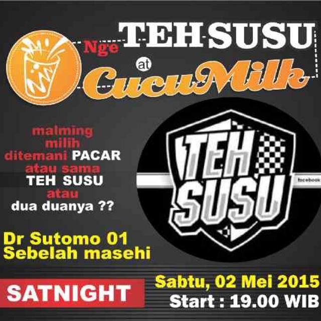 Cucu_Milk_Fresh's tweet photo. Milkacoustic...Next Perfom TEH SUSU (ReggaeS.K.A) Besok malam broo.... http://t.co/nQ2iYUlBbU