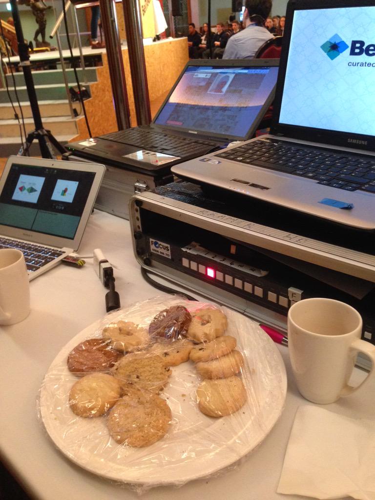FocusAV1's tweet photo. Essential Conference Top Tip#1 biccys for the AV crew! #BelTech15 http://t.co/PkKQ7h1qQ1