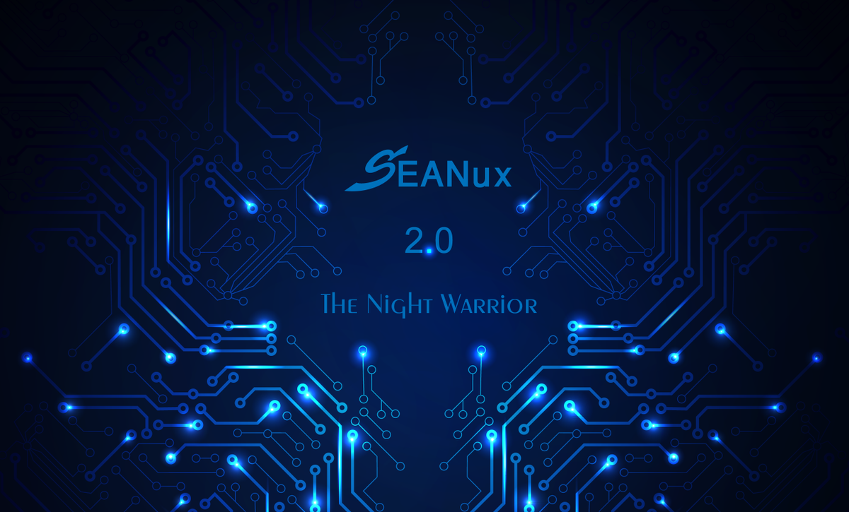 You can find more backgrounds in [Home]/Pictures/Wallpapers. #SEANux2.0 #TheNightWarrior