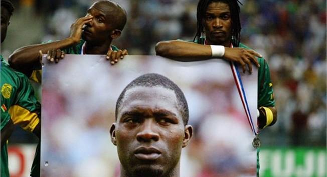 Un Lion ne meurs jamais..... Il dort. Happy Birthday Marc Vivien Foé. Le Cameroun ne t\a pas oublié.   