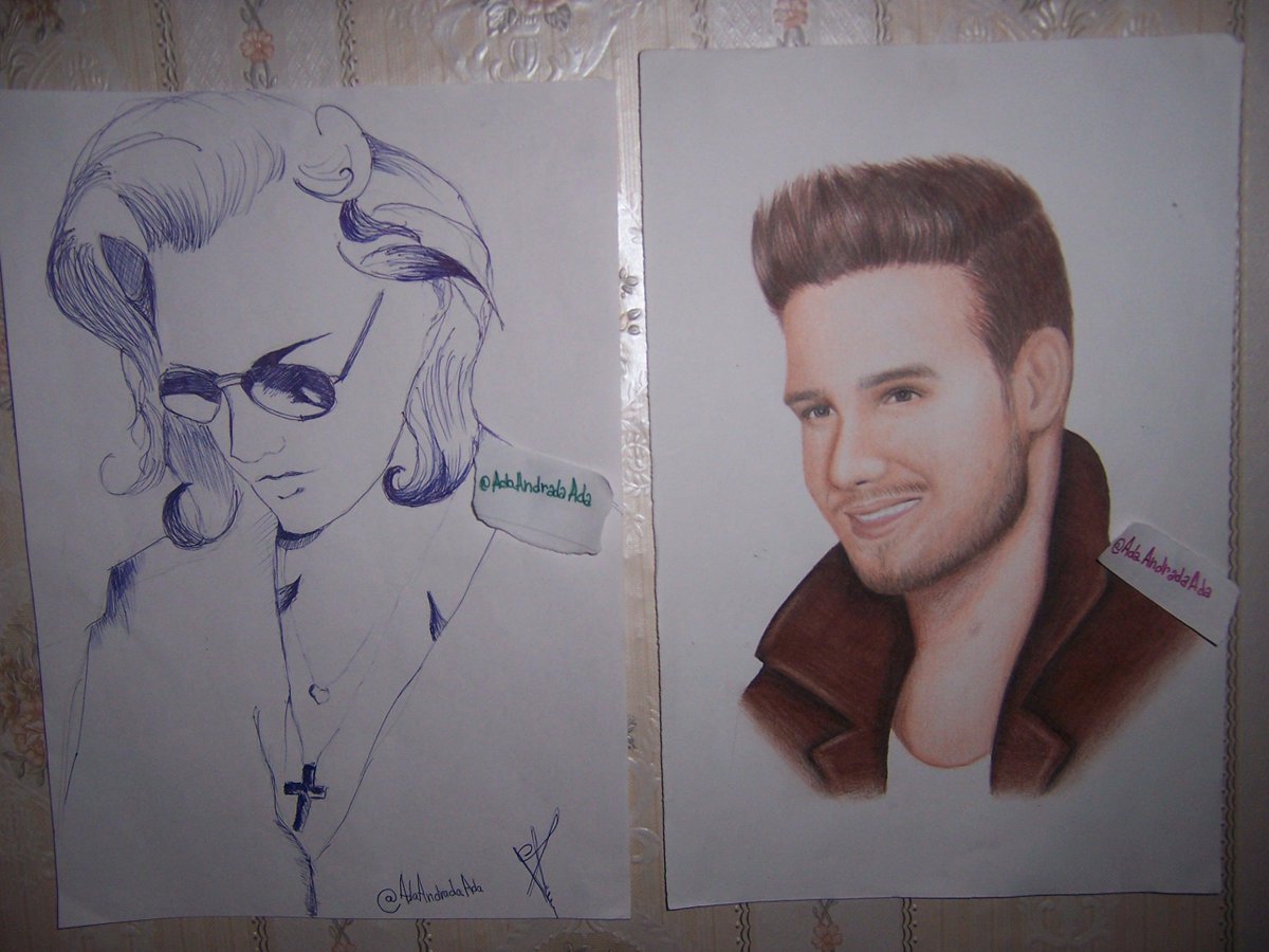 roseschwaben's tweet photo. When you see them you say just "another drawing made by a fan",it's important to me @Harry_Styles @Real_Liam_Payne xx http://t.co/pdPT7Dfhoy