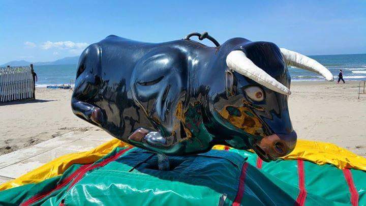 Aperipulp's tweet photo. Siete pronti toreri? #aperipulp "la corrida" at Rama Beach (naples) w/ Los suruba - 1 maggio 2015 http://t.co/yS7K3M7Et9