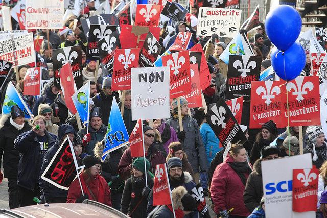 May Day 2015: Quebec unions upping the ante against austerity buff.ly/1Q6rTj9 #canlab #MayDay