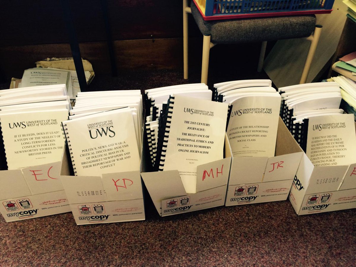 MagsNews7's tweet photo. @uwsjournalism - well done BA4 Journalists &amp; Sports journalists for getting dissertations in - a great achievement. http://t.co/j1nijFKJd7