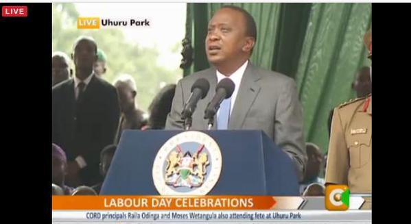 citizentvkenya's tweet photo. President Kenyatta Announces a 12% Minimum Wage Increase http://t.co/nlntUM3AK8  #LabourDayKE http://t.co/LFg7A10mHW