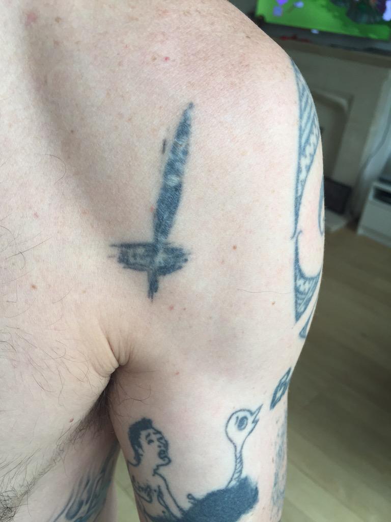 SteveO on Twitter: quot;I gave myself this tattoo on the @HowardStern show with a butcher knife 