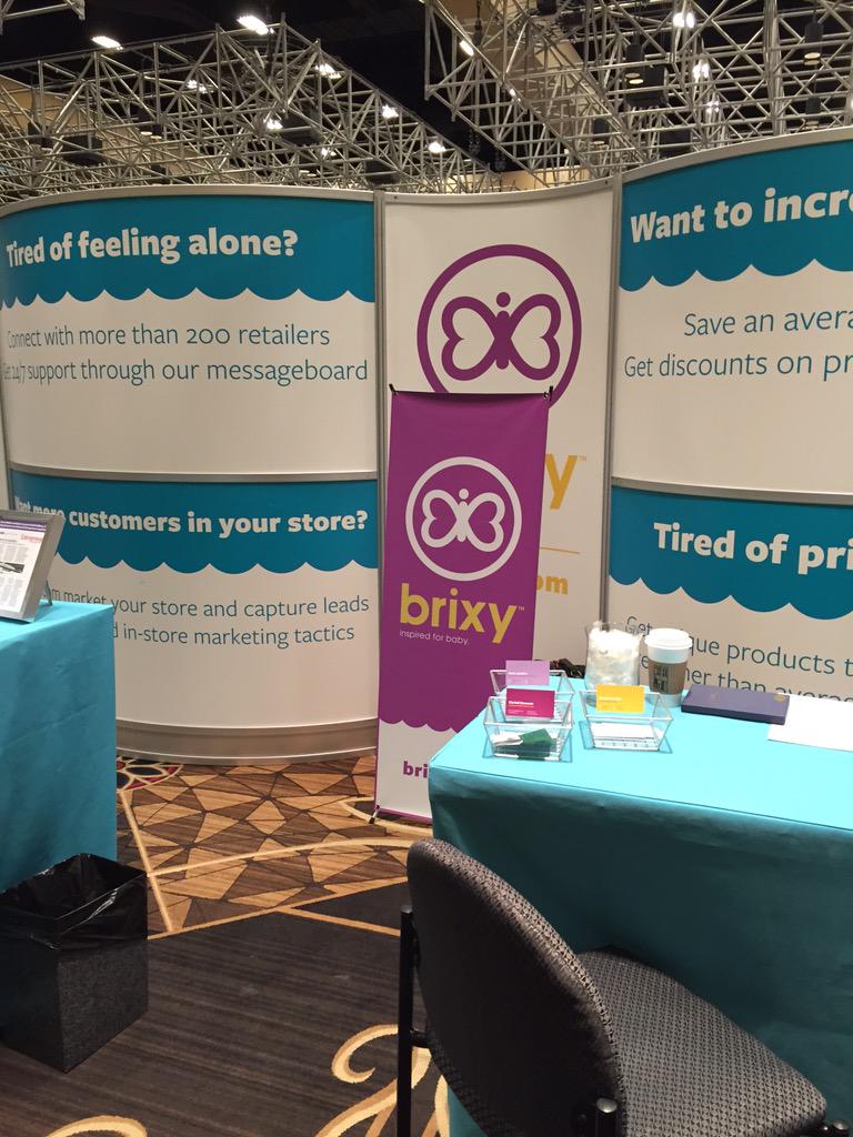 brixyshops's tweet image. The Brixy booth is ready to go! @ABCSpring #ABCSpring15