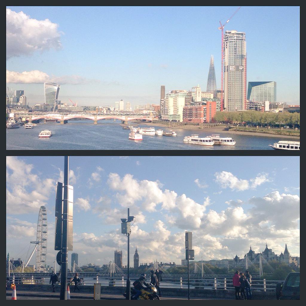 This is why I #lovelondon! #waterloobridge #view #famousbuildings
