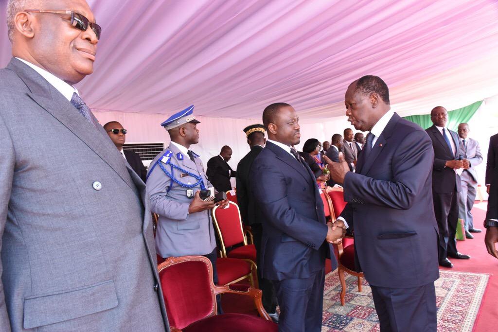 husseinkouame's tweet photo. Le PAN @SOROKGUILLAUME aux côtés du PRADO pour la célébration de la fête du travail au Palais présidentiel #ci225 http://t.co/fS4iCZIrVh