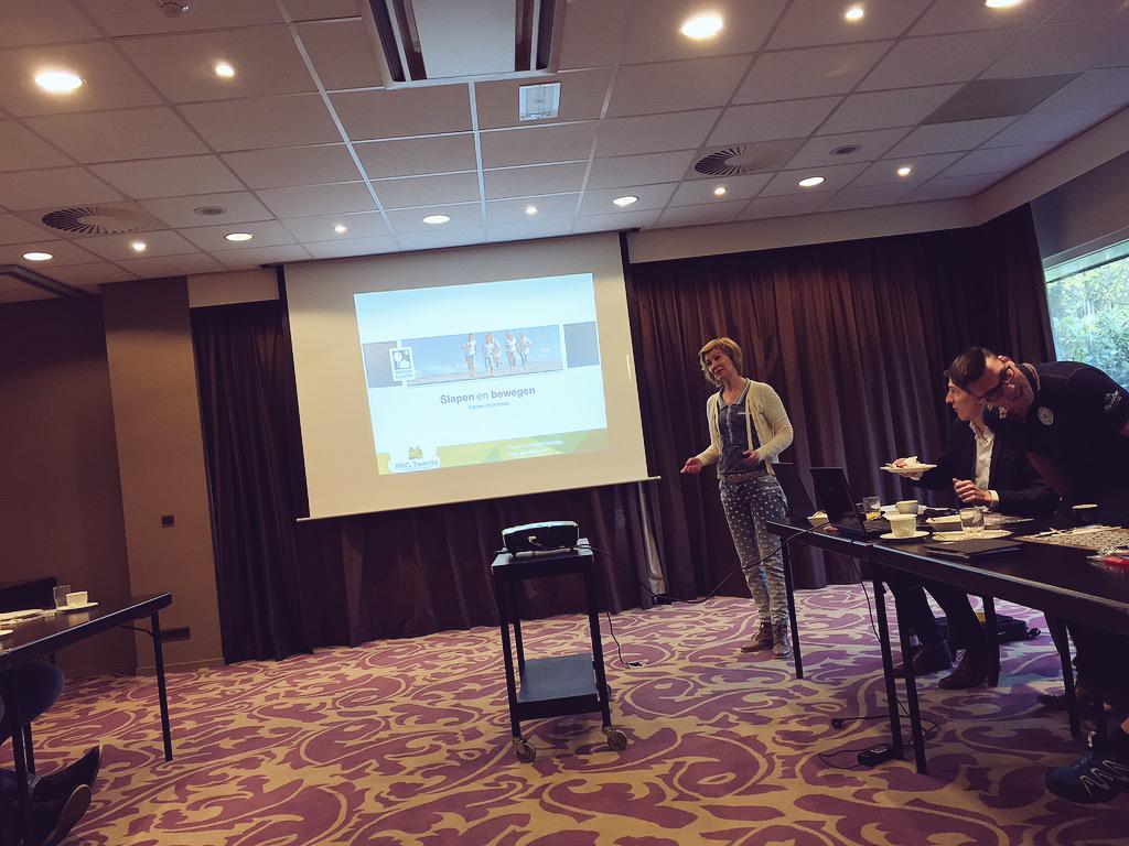 Alles, behalve slaapverwekkend, was de presentatie van slaapspecialist Sabine Woertman. #mooiverhaal