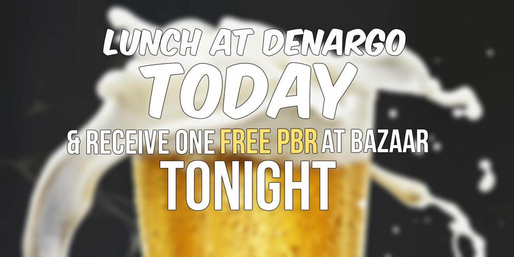 OPEN RIGHT NOW TIL 2PM! #FoodTrucks #FreeBeer #TGIF #LunchLocal // 11am-2pm @ 3530 Brighton Blvd., #Denver #RiNo 🍺🎉💛
