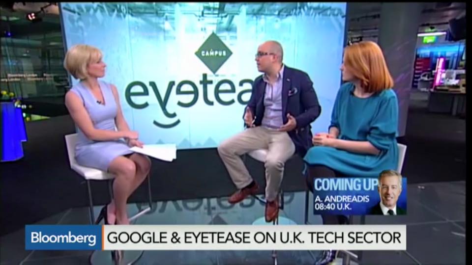 Eyetease's tweet photo. Watch CEO @RichardCorbett_ talking about Eyetease, Tech &amp; UK economy on @Bloomberg this week! http://t.co/TLqEmXE7qh http://t.co/f33WRt0sBv