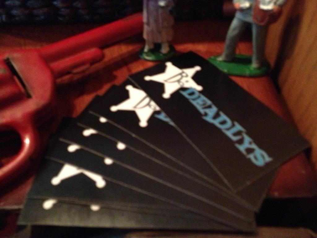 Thebodeadlys's tweet photo. @Chameleon_Club this Saturday nite. @Thebodeadlys, trio agave, and el flyin &amp; the heathen troubadours. let's party http://t.co/bZKAqyxuHH