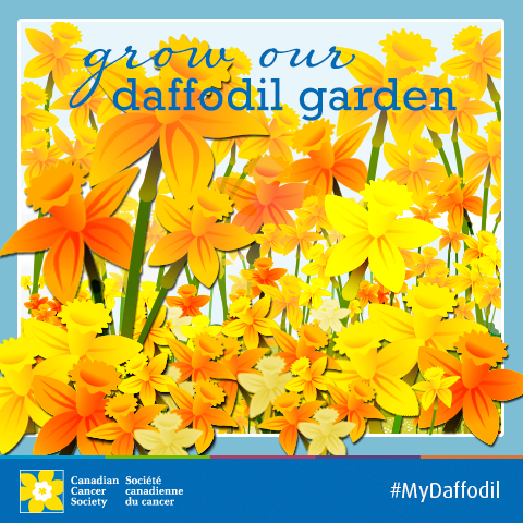ulethrelay's tweet photo. Our #DaffodilMonth garden is in full bloom thanks to YOU! We distributed 200,000+ bouquets and pins this month. http://t.co/LdnfKkKZWQ