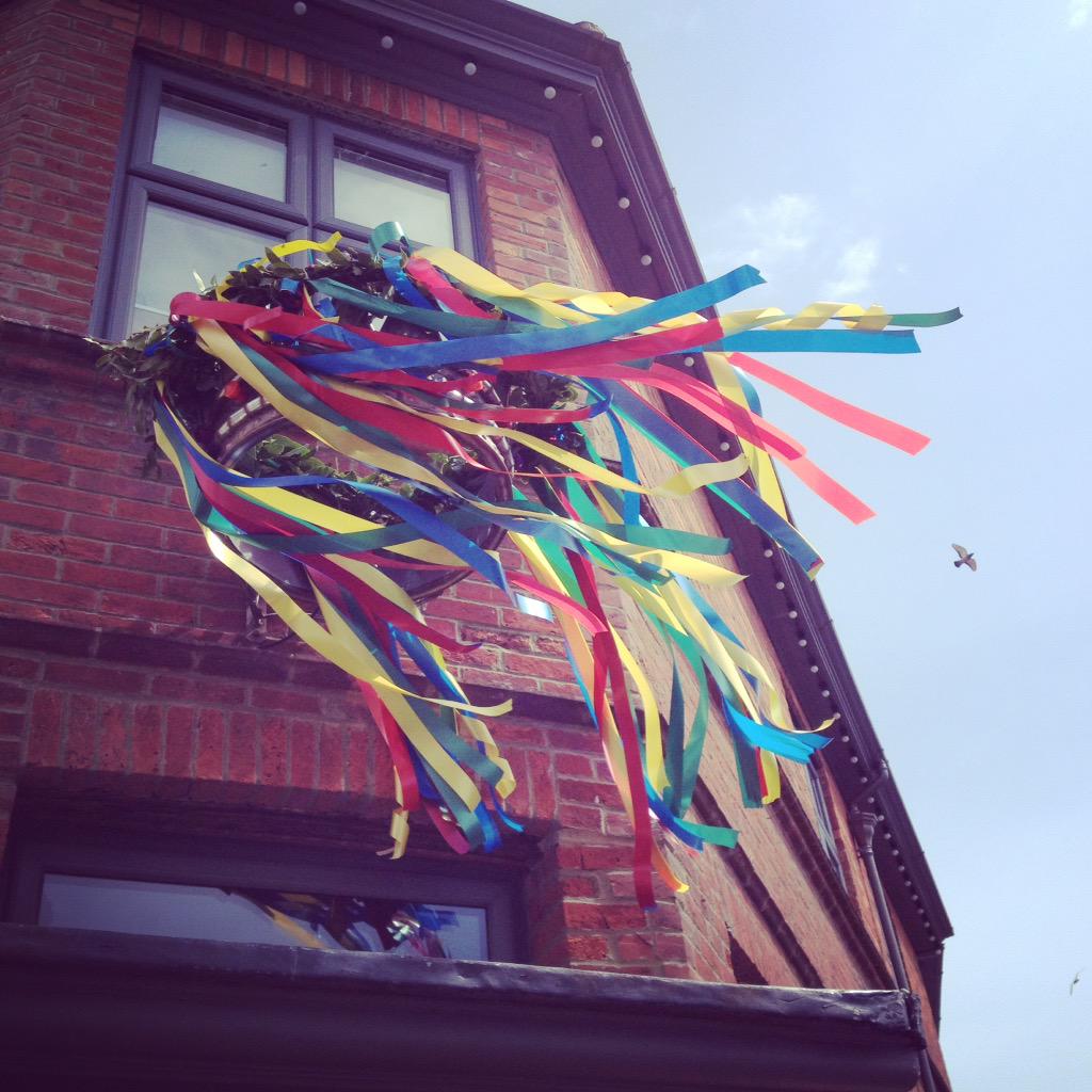 The Crown has been decorated ready for Jack in the Green, join us from 9am on Monday #jitg