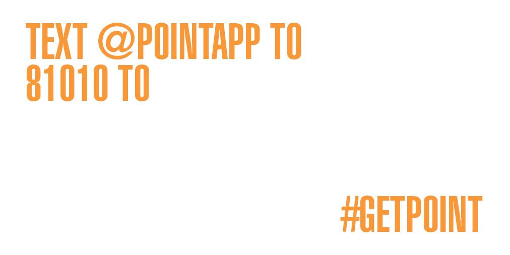 pointapp's tweet photo. Change the future with us, starting with the POINT app #getpoint http://t.co/13ovtJfkfF