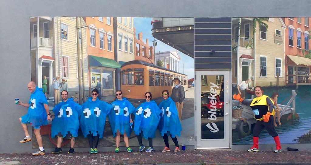 bluekeyinc's tweet image. Pacman Fever at @bluekeyinc yesterday for the annual i5k. Thx to @CHSdigital for a great event! #techspirit #chstech