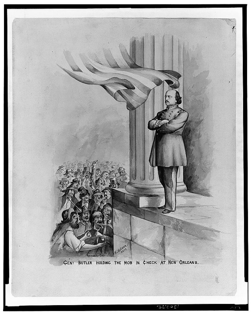 CivilWarNOLA's tweet photo. On May 1, 1862, Maj. Gen. Benjamin Butler, with an army of 5,000 men, occupied the city of New Orleans http://t.co/k9MfzLqJun