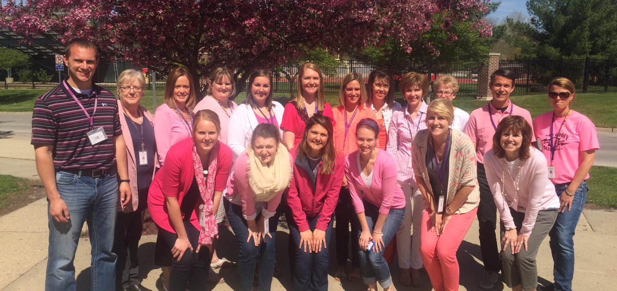 IowaSEA's tweet photo. Amazing #PinkApril30 photos are still coming in. Here's Scott Bandy w/ his colleagues at Irving Elem. in Indianola. http://t.co/CU678MXY3F