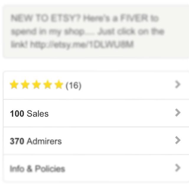 ButtonBobbinUK's tweet photo. Feeling super happy!!! 100 #etsy sales!! #milestone #crafthour #womeninbiz #networkingfairies #handmade #etsyshop http://t.co/G474dVZ6kz