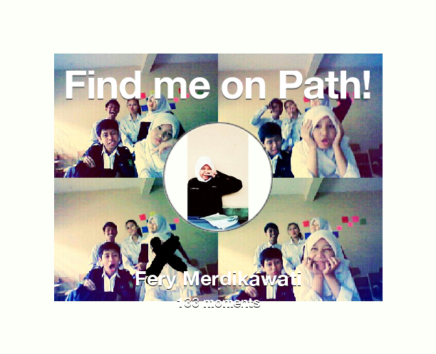 FWati17's tweet photo. I've shared 133 memories with my friends on #Path - see them now at http://t.co/IHVGmLaBWR! #thepersonalnetwork http://t.co/a4uYtRw5l9
