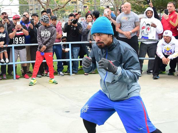 Independent's tweet photo. Pacquiao 'ran away from home to live on the streets aged 12 because his father ate his dog' http://t.co/Yp0QH1wDIV http://t.co/PDIBAhZ3TQ