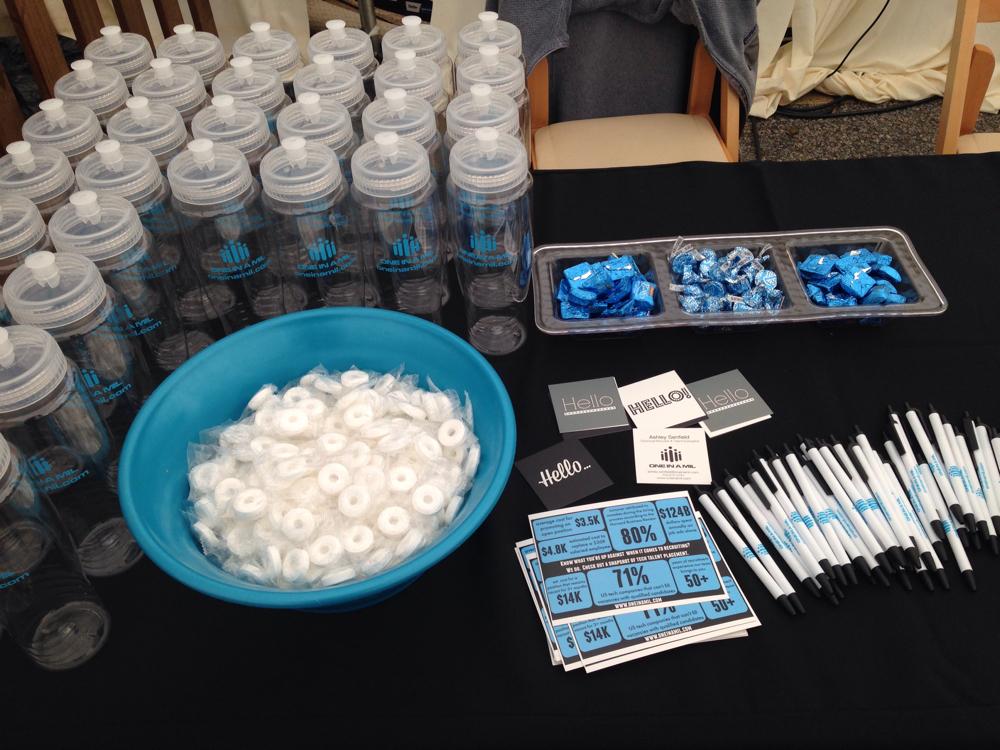 TalentBootCo's tweet image. Lots of goodies at our booth at #DigAJob #DIG2015