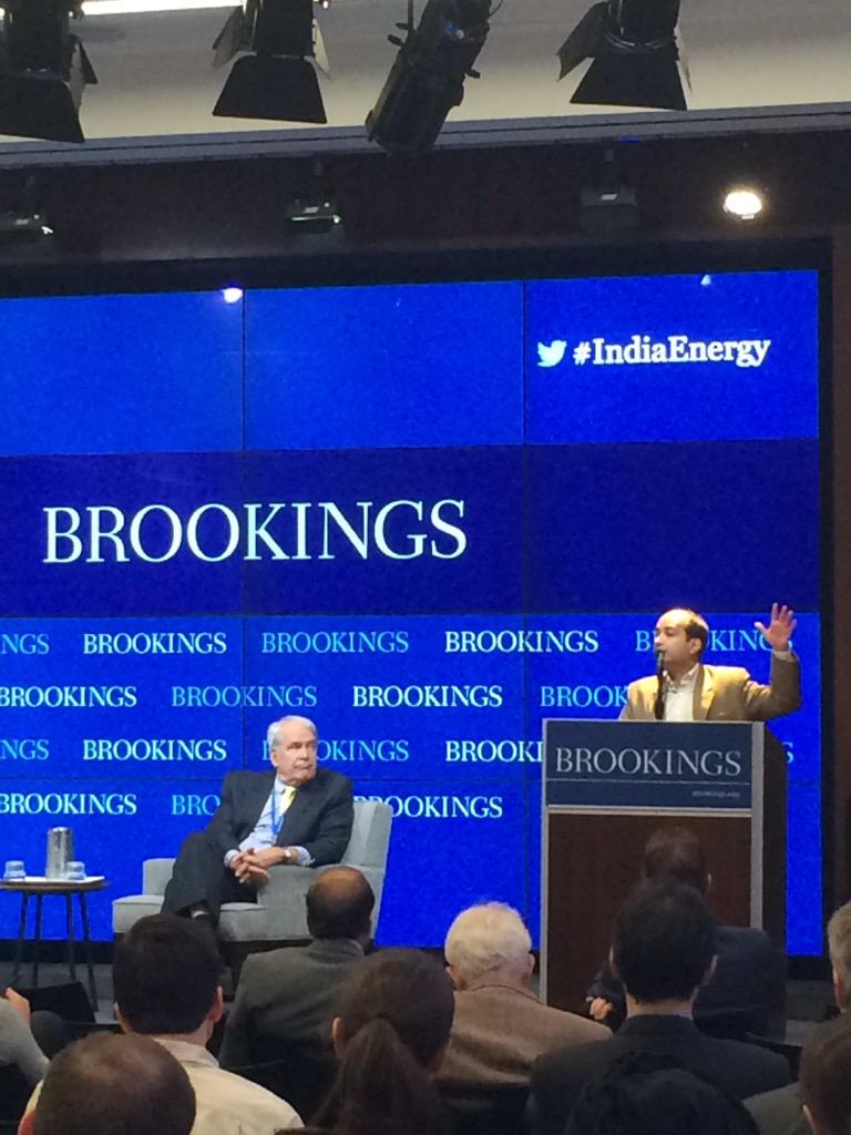 Rahul Tongia @BrookingsIndia talking #renewable #energy in #India w @CharlesEbinger today @BrookingsInst #IndiaEnergy