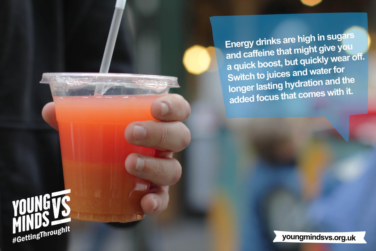 YoungMindsUK's tweet photo. Don't be fooled by the short buzz an energy drink can bring #GettingThroughIt http://t.co/xTwsoFbOxH