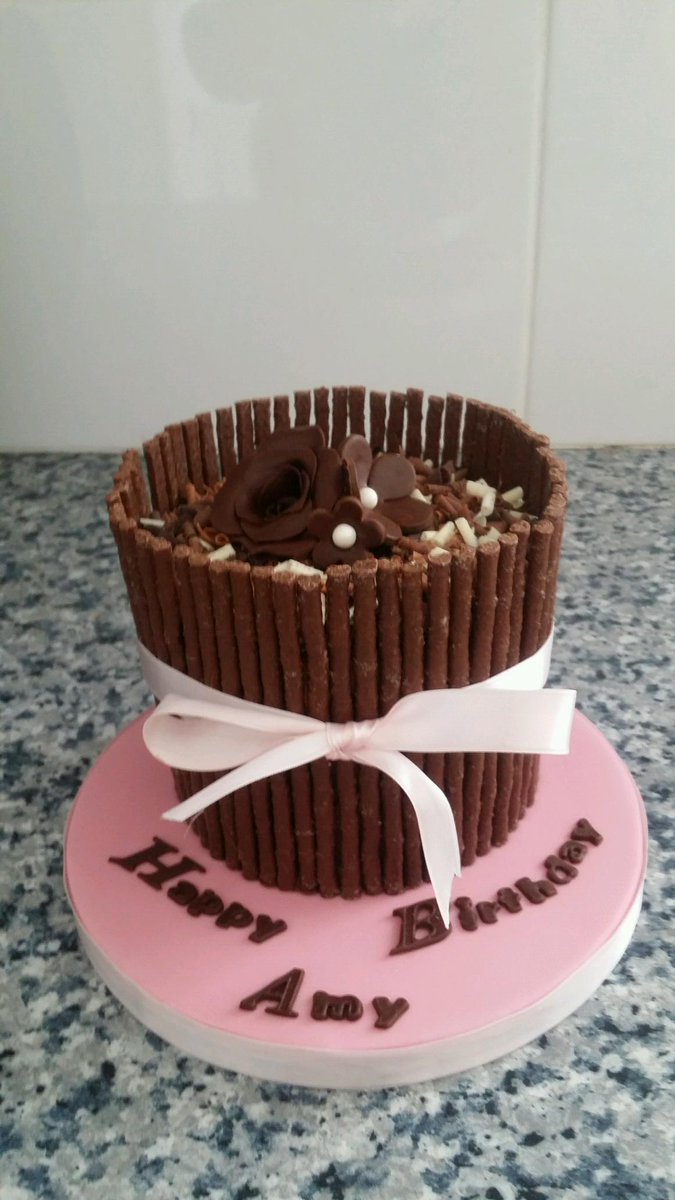 Adorably cute, miniature chocolate cake! Sooooo good!