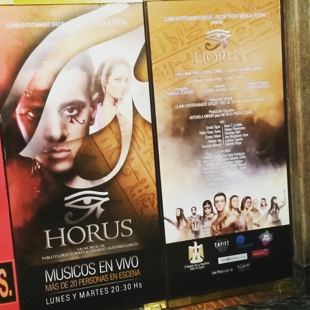 HorusElMusical's tweet photo. El teatro Empire ya está listo para recibir a los dioses ¿Y vos? http://t.co/DNK7zlK6NZ