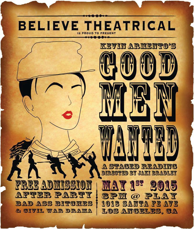 sisandmisseries's tweet photo. #civilwar #crossdressing &amp; #freeadmission  Our @KateHMcClure in Good Men Wanted tonight in LA http://t.co/2UzRbcJwmw http://t.co/y2kA8DdSWs