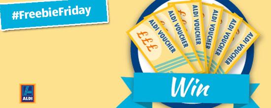 For an extra fab Friday feeling RT and enter #FreebieFriday for a chance to win a £10 Aldi voucher