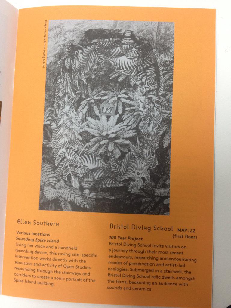 Spike Open 2015 brochures have arrived, featuring wonderfully designed ad for our installation @_SpikeIsland
