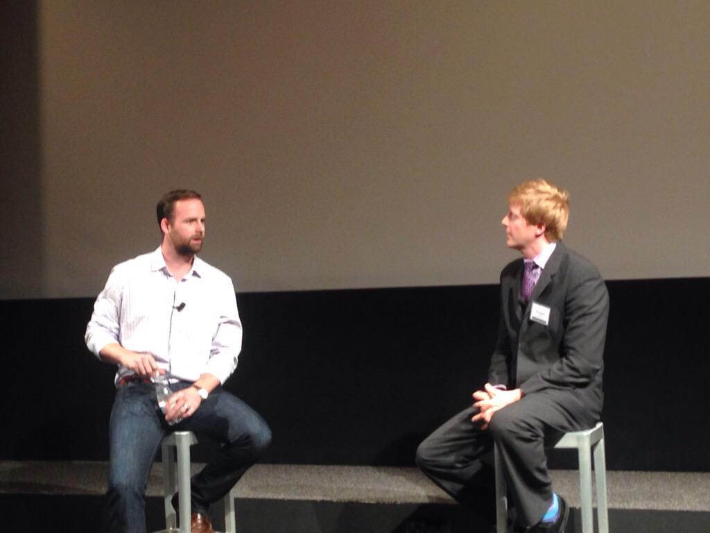 Melt_Dem's tweet photo. @twobitidiot @trondau on bitcoin - "banks are law firms that try to build technology products" #MITFinTech15 http://t.co/iADi2AZlDu