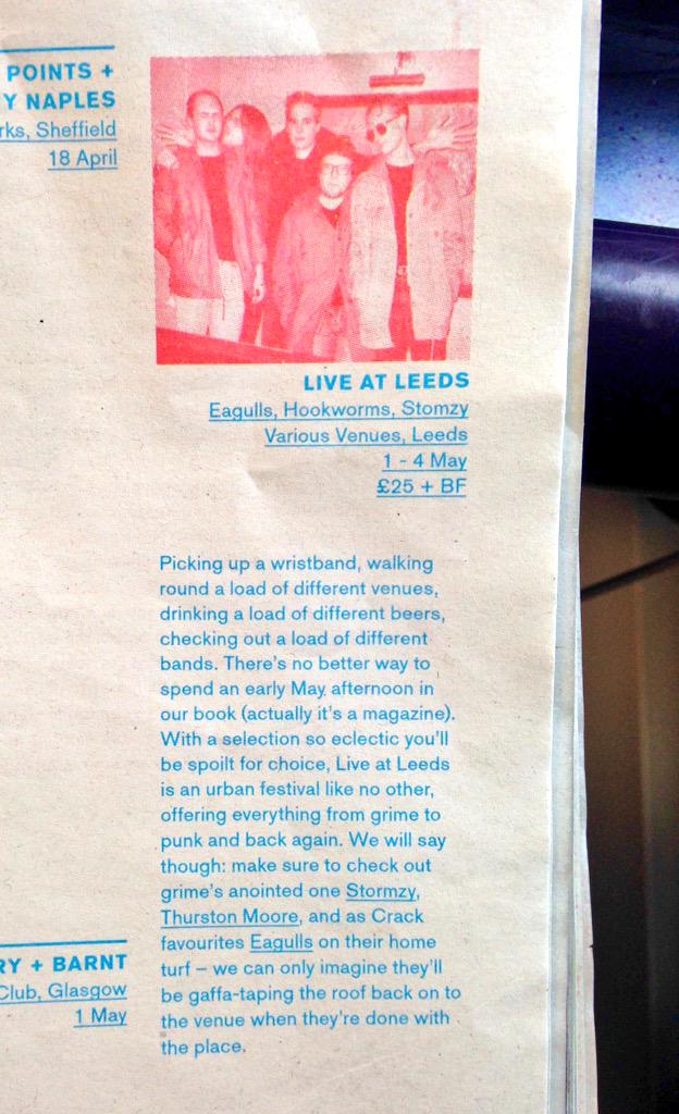 Jenn_tango's tweet image. EAGULLS TOMORROW (and many, many more) 👍 #liveatleeds #trainvibes