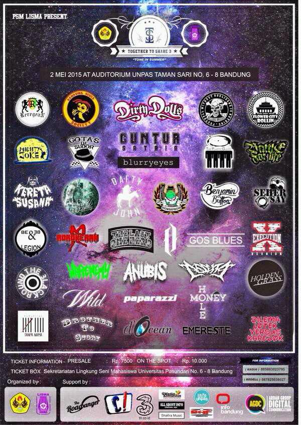 Siap berdendang sama abang-abang besok jam 11.30 ,jangan lupa makan nasi :* <a href="/Lismaunpas/">LISMA UNPAS</a>