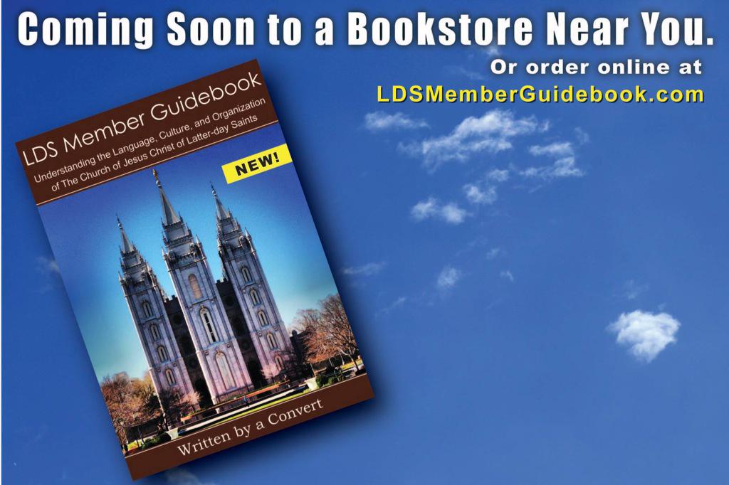 LDSMemberGuide's tweet image. Coming soon to a bookstore near you. 😊