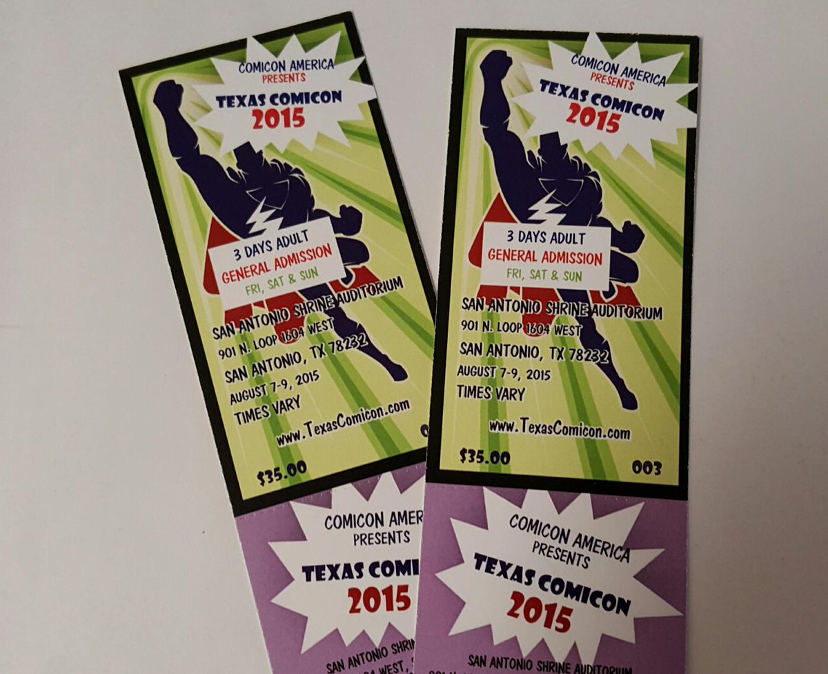 CheersSA's tweet photo. They are in! Enter to win a pair of @TexasComicon tickets at http://t.co/h3s9TdW6Y4! http://t.co/gtdf4YvFwJ