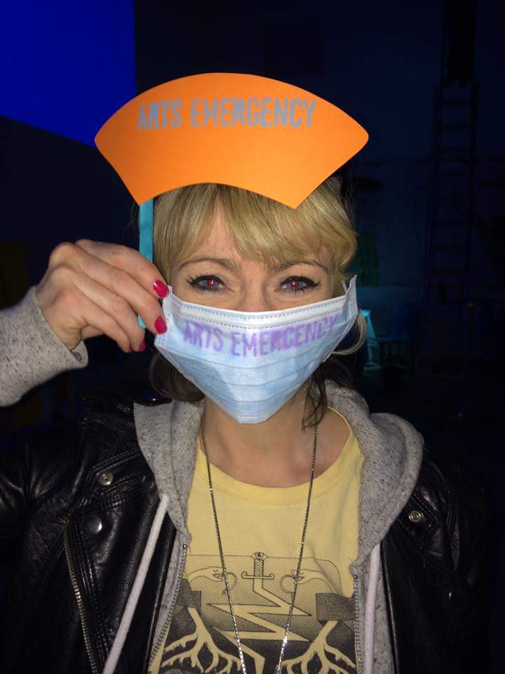 Dressing the room for <a href="/artsemergency/">Arts Emergency</a> at @balticmill tonight at 7pm. Music, performance, film and loads more!