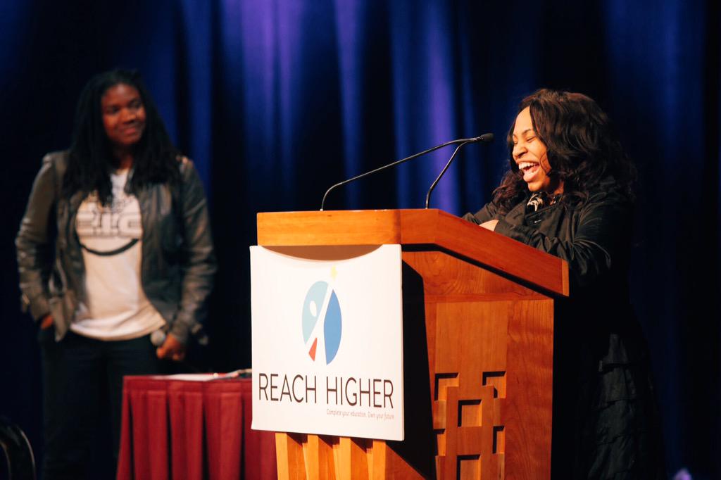 usedgov's tweet image. My name is China. I have cerebral palsy. Nothing is impossible. I'm attending @IUPUI #CollegeSigningDay @ReachHigher