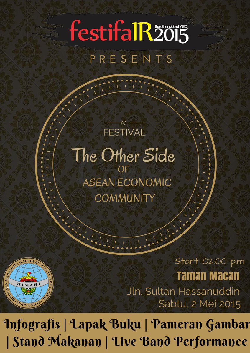 Hadirkan dirimu dan mari berbagi ilmu mengenai Masyarakat Ekonomi ASEAN dari perspektif yang berbeda ! :)