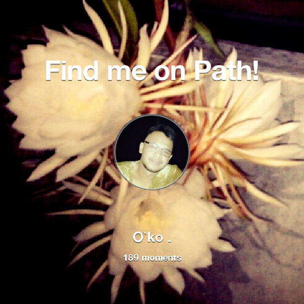 thatau99's tweet photo. I've shared 189 memories with my friends on #Path - see them now at http://t.co/Yalq3BsK2G! #thepersonalnetwork http://t.co/1iG9AVPguG
