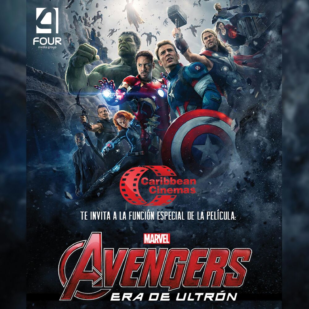 FourGroupRD's tweet photo. Hoy disfrutaremos #Avengerscinemasclub gracias a @caribbeancine @ARPRAGENCY http://t.co/FLMBUzTI4y