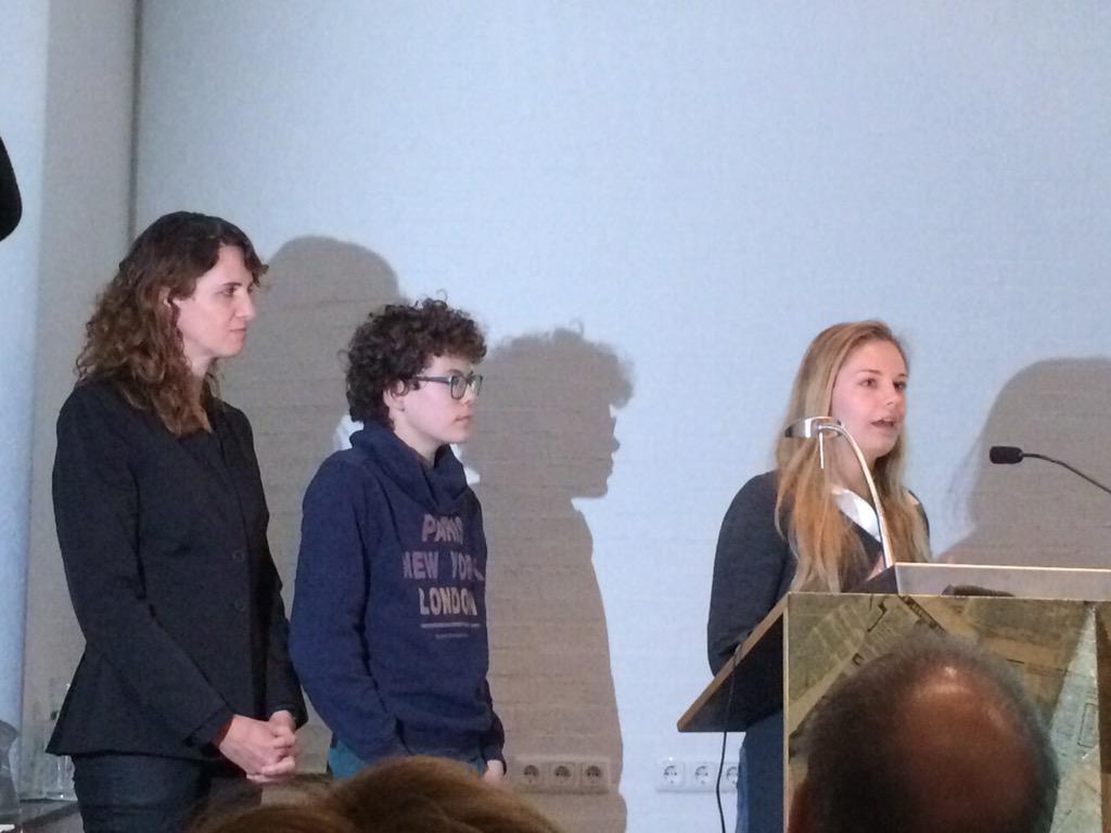 CCC-leerlingen en docent vertellen over educatief project bij lancering website Coenraad Rood van <a href="/HCOverijssel/">HCOverijssel</a>