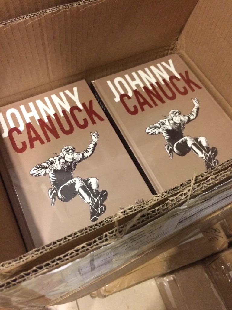 Rachelpeabody's tweet photo. Did you miss the #JohnnyCanuck kickstarter? There will be copies available at #TCAF!!! http://t.co/CQnM4Xwf5L