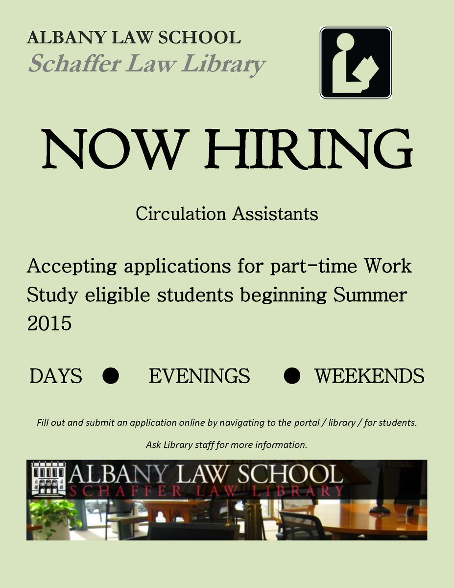 Schaffer Law Library (@albanylawlib) on Twitter photo 